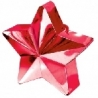 Peso para globos con forma de estrella en pesos para globos para ramos