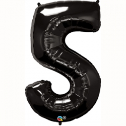 Globo Número 5 de foil Qualatex