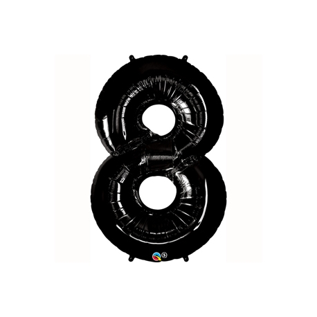 Globo del número 8 de foil qualatex en la categoria globos de números.