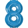 Globo del número 8 de foil qualatex en la categoria globos de números.