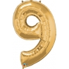 Globo del número 9 de foil qualatex en la categoria globos de números.