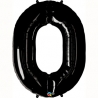 Globo del número 0 de foil qualatex en la categoria globos de números.