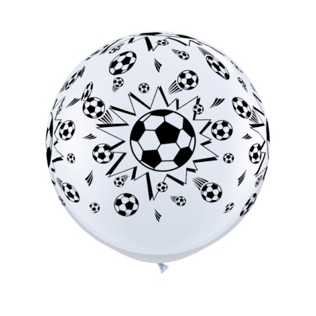 Gran roble reserva Enredo Globos de fútbol 3'-90cm qualatex en globos gigantes de fútbol.