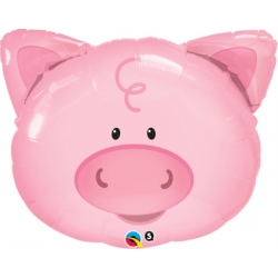 Globo Cerdo cara 76cm foil