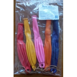 Globos Punch ball 45cm con goma - 5 unid