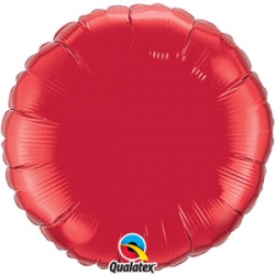 Globo redondo de foil 9"-23cm Qualatex