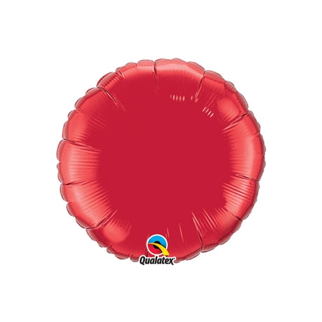 Globo redondo de foil 9"-23cm Qualatex