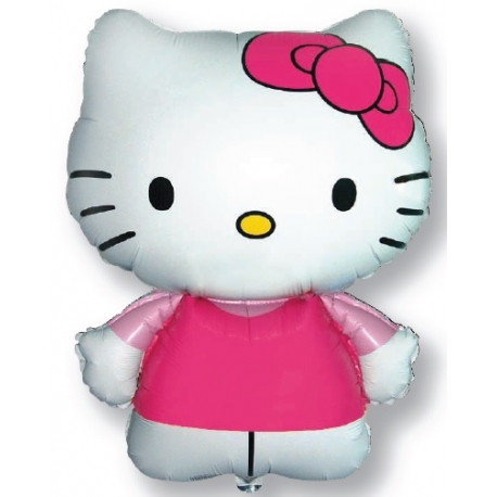 Globo Hello Kitty rosa forma Foil