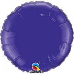 Globo redondo de foil 9"-23cm Qualatex