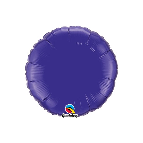 Globo redondo de foil 9"-23cm Qualatex