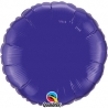 Globo redondo de foil 9"-23cm Qualatex