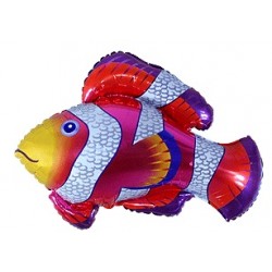 Globo Pez Tropical Foil