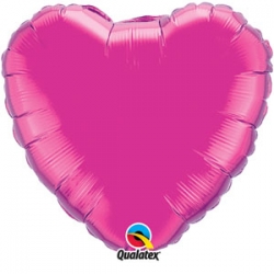 Globo Corazón de foil 9"-23cm Qualatex
