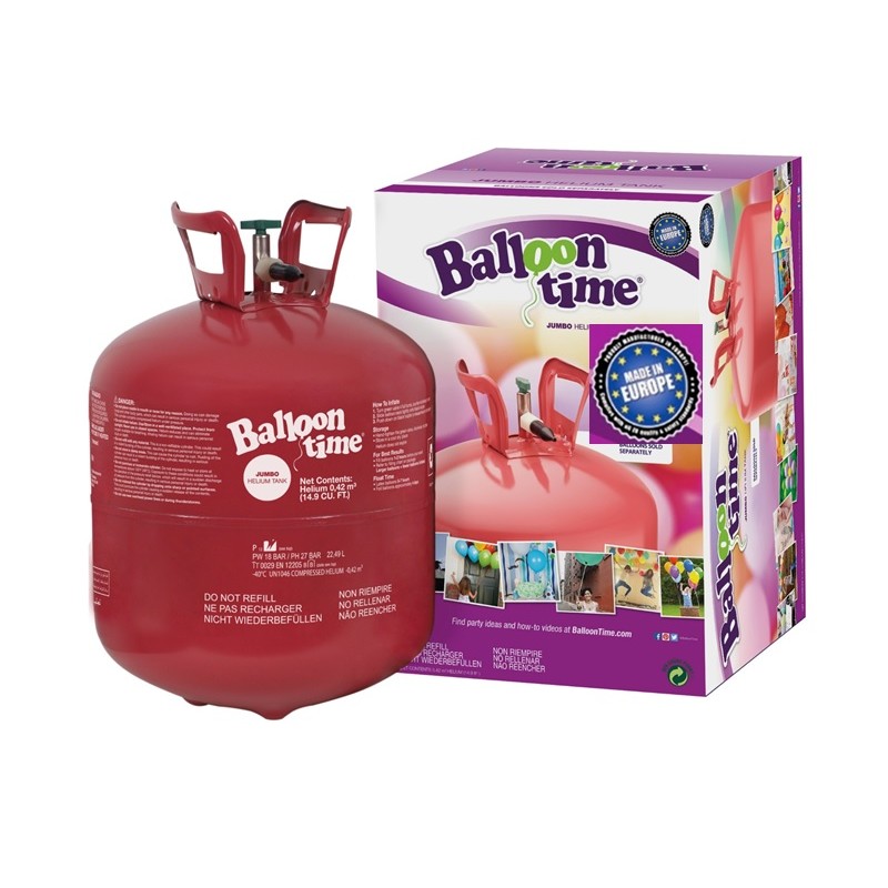 alquiler de botella de helio para 50 globos