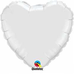 Globo Corazón de foil 9"-23cm Qualatex