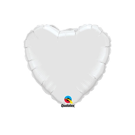 Globo Corazón de foil 9"-23cm Qualatex