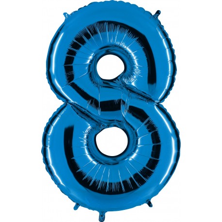 Globo Número 8 de foil TG 90cm