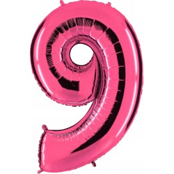 Globo Número 9 de foil TG 90cm