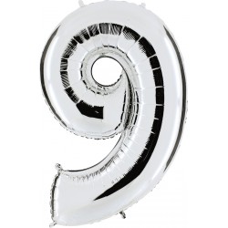Globo Número 9 de foil TG 90cm