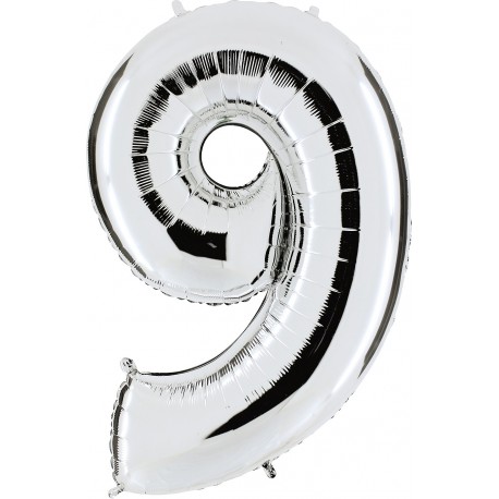 Globo Número 9 de foil TG 90cm