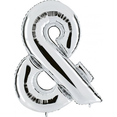Globo "&" Foil 90cm