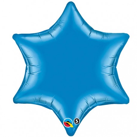 Globo Estrella de foil 20"-51cm Qualatex