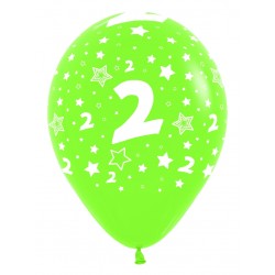Balloons of the number 2 12