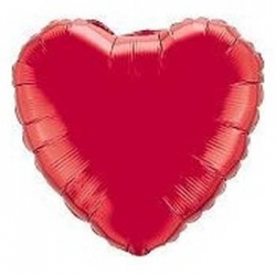 Globo corazón de foil 32"-78cm en  globos corazón para decoración.