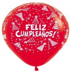Globos Feliz Cumpleaños 36"-90cm Sempertex (10)