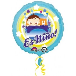 Globo Es niño Cama 18"-45cm foil