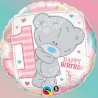 Globo PRIMER CUMPLE OSITO 18"-45cm foil Globo PRIMER CUMPLE OSITO 18"-45cm foil