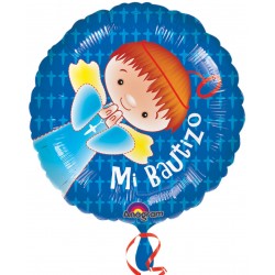 Globo Bautizo angelito 18"-45cm foil