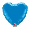 Globo Corazón de foil 9"-23cm Qualatex