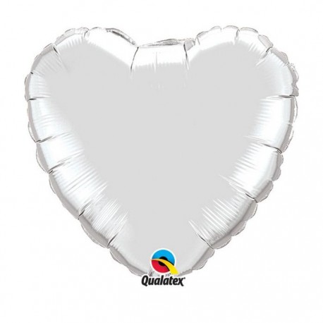 Globo Corazón de foil 9"-23cm Qualatex