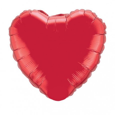Globo Corazón de foil 9"-23cm Qualatex