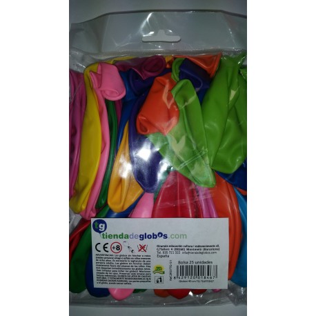 Globos redondos colores 40cm TG