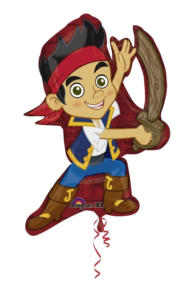 Globo Jake El Pirata Foil En La Categoria Globos De Dibujos Animados