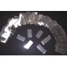 Cañón Confeti rectangular metalizado 250gr