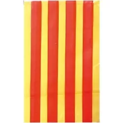 Bandera catalana de plástico 50m