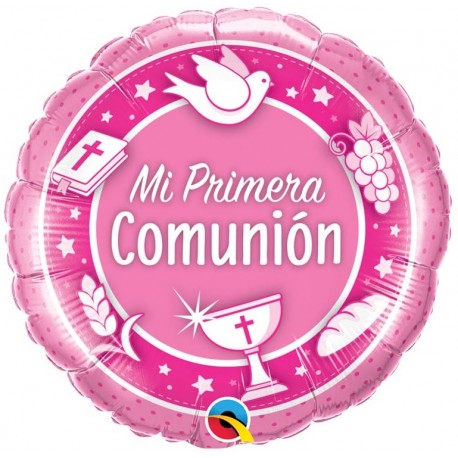 Globo Mi primera comunión foil