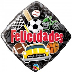 Globo felicidades deportes foil