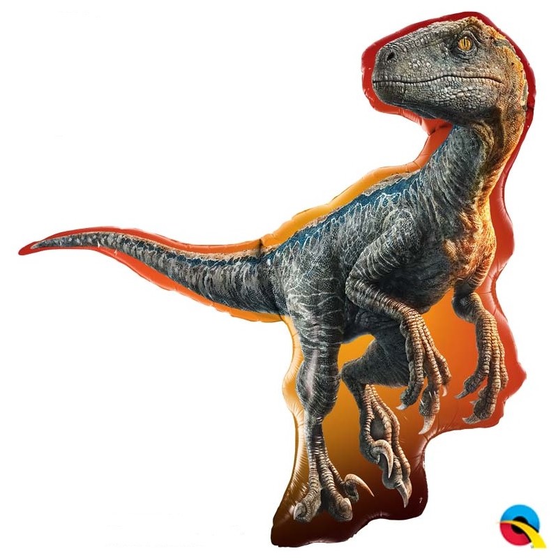 Globo Jurassic raptor foil
