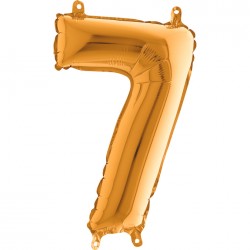 Globo Número 7 de foil TG 36cm