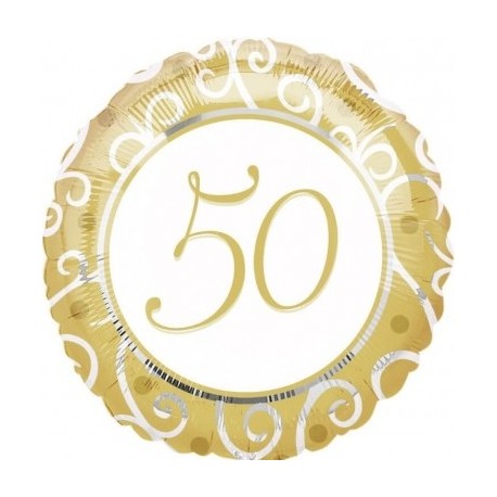 Globo Feliz 50 Aniversario Foil