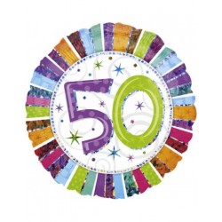 Globo Feliz 50 Aniversario Foil