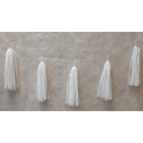 Guirnalda tassel - borla de papel