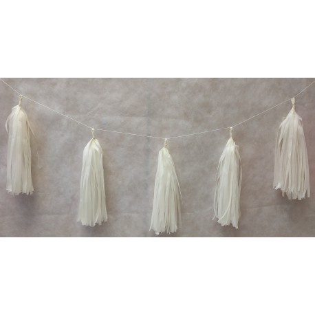 Guirnalda tassel - borla de papel