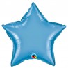 Globo estrella chrome de foil 18"-45cm Qualatex