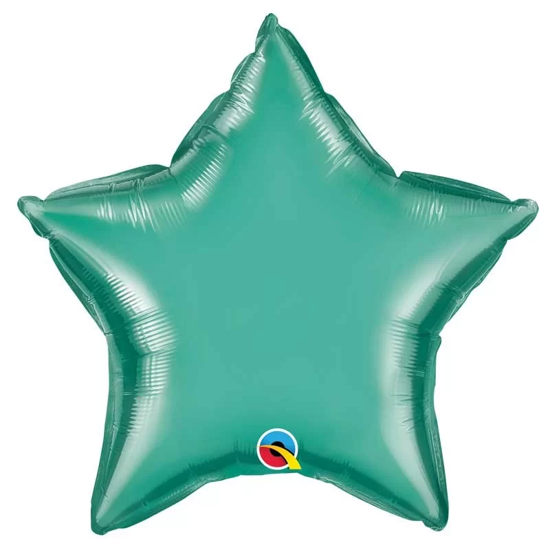 Globo estrella chrome de foil 18"-45cm Qualatex