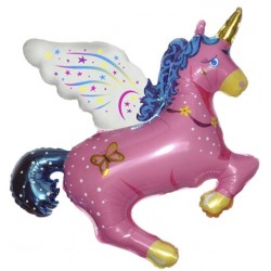 Globo Unicornio ROSA Foil